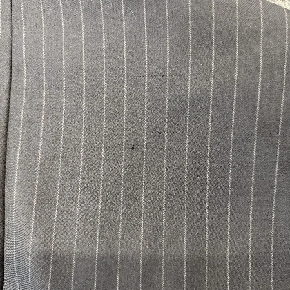 Hickey Freeman Loro Piana Super 150s Wool Mens Pinstripe Suit Jacket USA